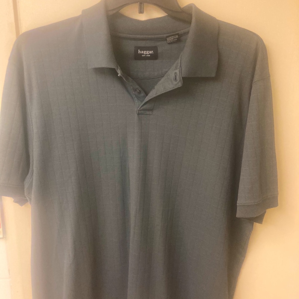 Haggar Short Sleeve Polo Gray XL